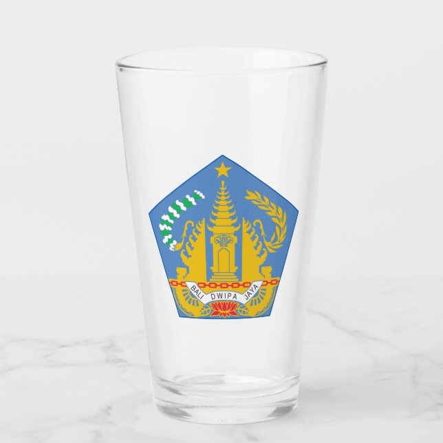 Bali, Indonesien (weniger gelegene Sundainseln) Glas (Rückseite)