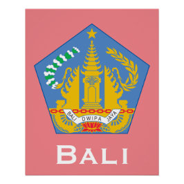 Bali, Indonesien (weniger gelegene Sundainseln) Poster