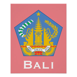 Bali, Indonesien (weniger gelegene Sundainseln) Poster