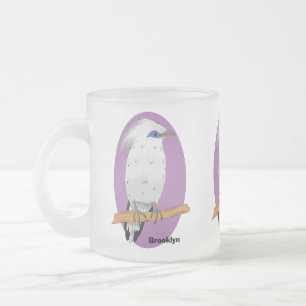 Bali Myna Tropenvogel Mattglastasse