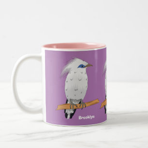 Bali Myna Tropenvogel Zweifarbige Tasse