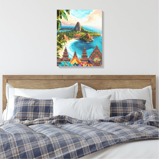 Bali Paradise Leinwanddruck (Insitu (Schlafzimmer))