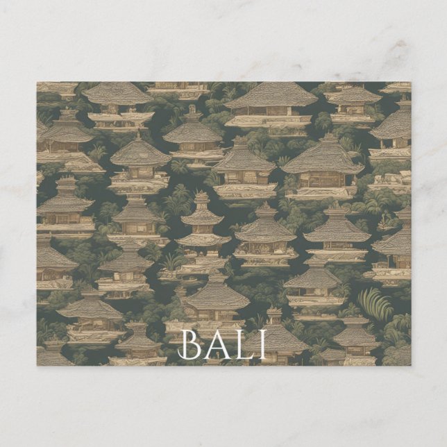 Bali Postkarte (Vorderseite)