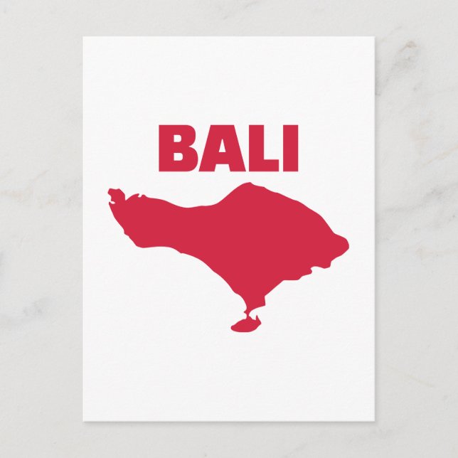Bali Postkarte (Vorderseite)