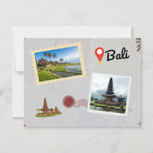 Bali Postkarte: Tropisches Paradies Postkarte