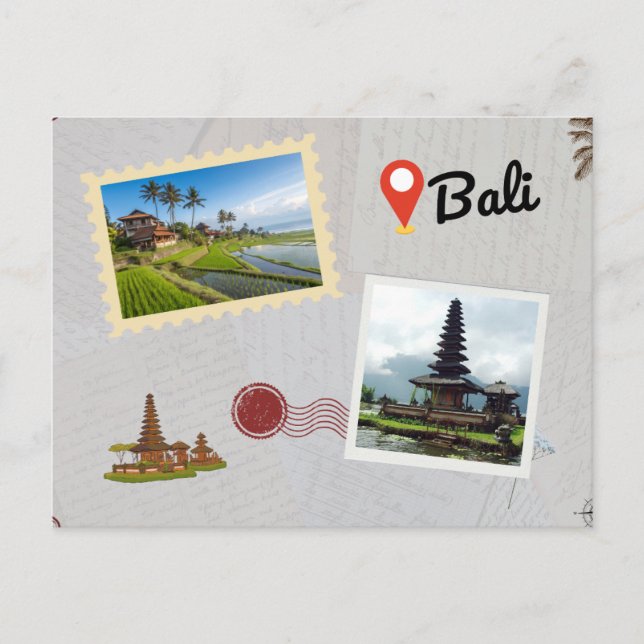 Bali Postkarte: Tropisches Paradies Postkarte (Vorderseite)