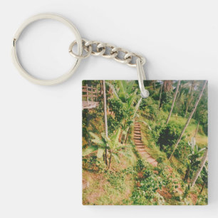 Bali Regenwaldtreppe Schlüsselanhänger