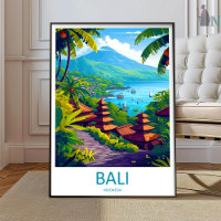 Bali-Reise-Druck-Wandkunst Bali-Wandbehang Zuhause