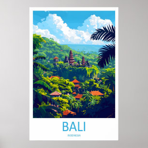 Bali-Reise-Druck Wandkunst Bali-Wandbehang Zuhause Poster