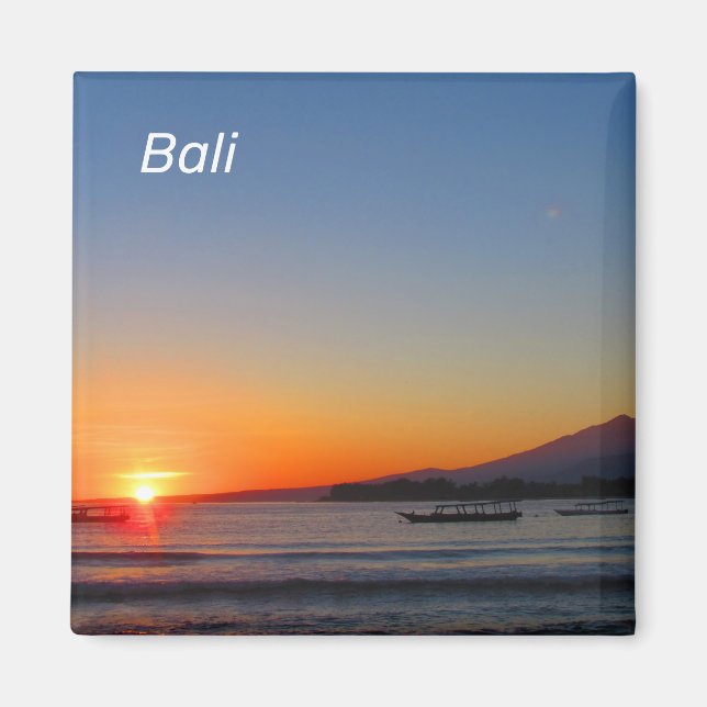 Bali Sunset Magnet (Vorne)