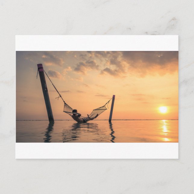 Bali Sunset Postkarte (Vorderseite)