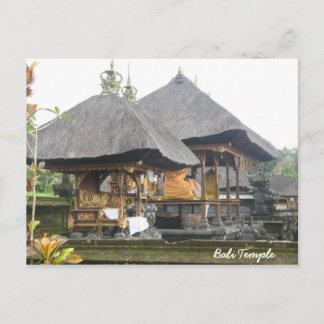 Bali Temple Postkarte