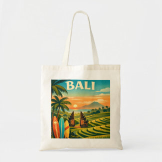 Bali-Tropische Retro-Reise Tragetasche
