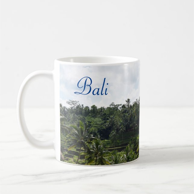 Bali Ubud Ricefields Kaffeetasse (Links)