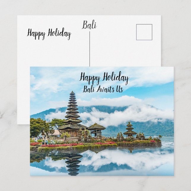 Bali vacation postcard postkarte (Vorne/Hinten)