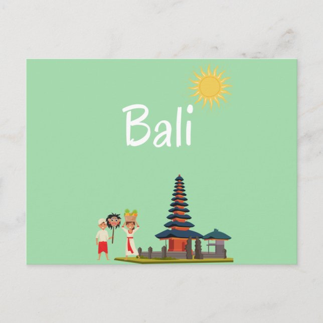 Bali Vibes 2 Postkarte (Vorderseite)