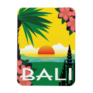 Bali Vintage-Stil Magnet
