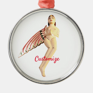 Bali Winged Goddess Thunder_Cove Ornament Aus Metall