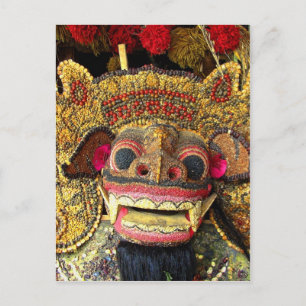 Balinese Barong 2 Postkarte
