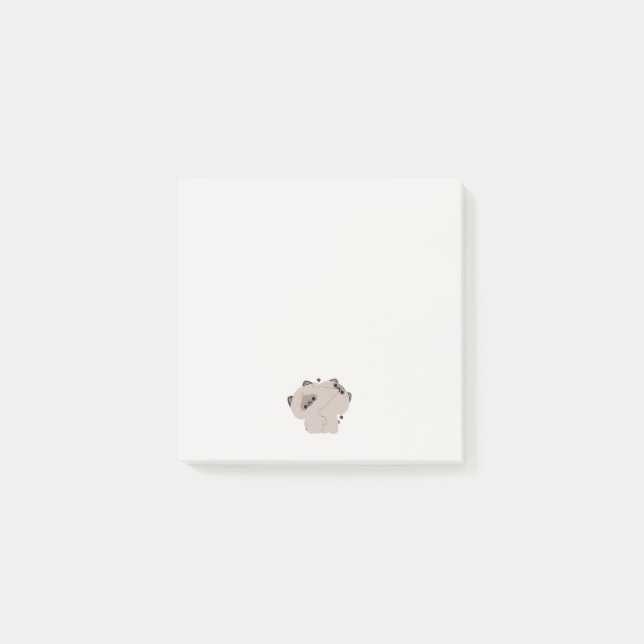 Balinese Cat Couple Post-it Klebezettel (Vorderseite)