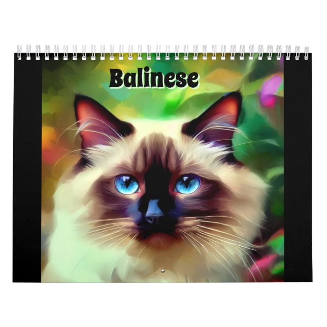 Balinese Cat Kalender (Titelbild)