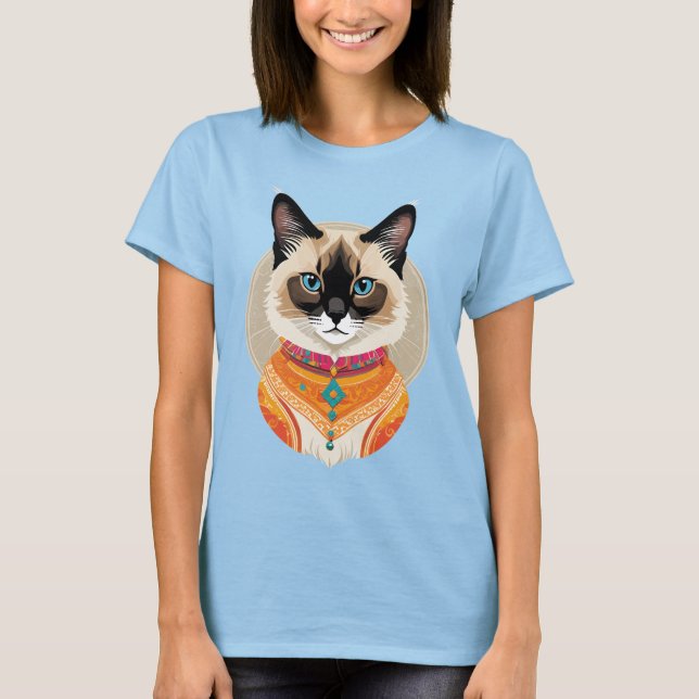 Balinese Cat T-Shirt (Vorderseite)