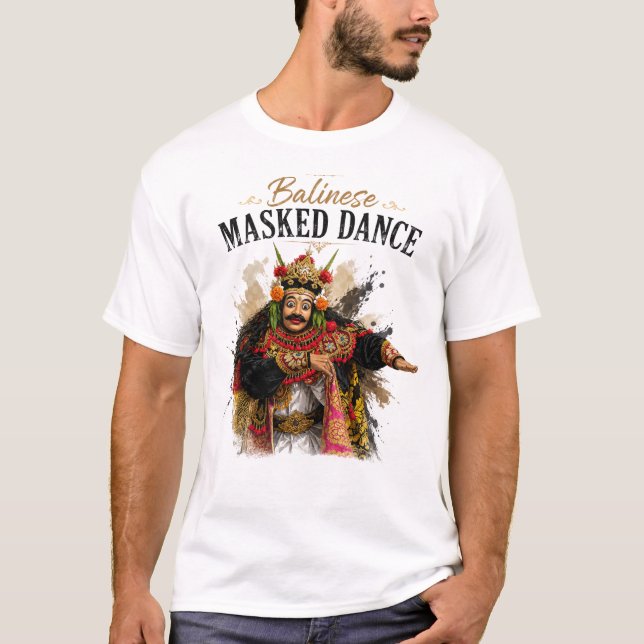 Balinese Masked Dance T-Shirt (Vorderseite)