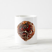 Balinesische Barong Kunst Tasse