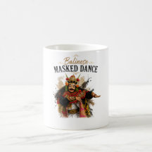 Balinesische Maskentanz-Tasse