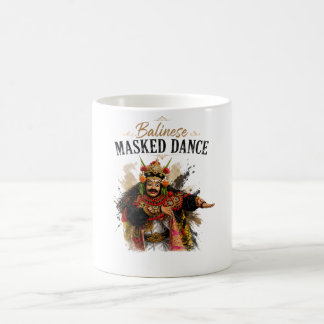 Balinesische Maskentanz-Tasse Kaffeetasse