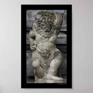 balinesische Statue Poster