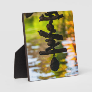 Balinesische Treibholz-Reflections-Fotoplakette Fotoplatte