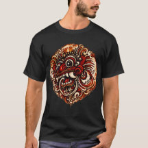 Balinesisches Barong-Illustrations-T-Shirt