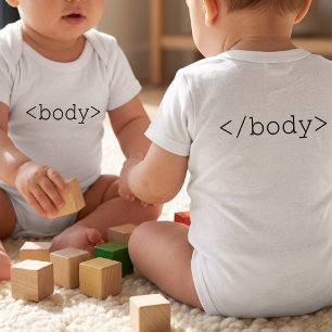 Balise Body HTML - Bébé Développeur Web Drôle