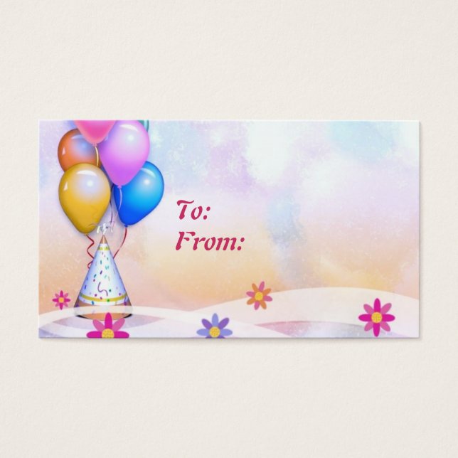 Balise Cadeau Anniversaire (Devant)