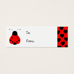 Balise cadeau de coccinelle