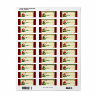 Balise cadeau étiquettes de Noël