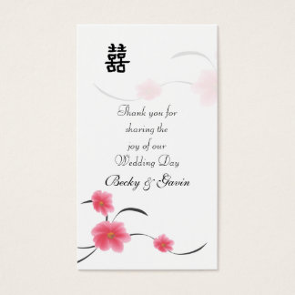 Balise Cadeau Favor Cerise Blossom Double Happi
