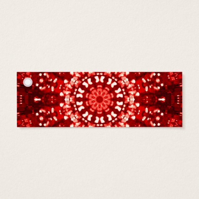 Balise cadeau islamique mauresque rouge (Dos)