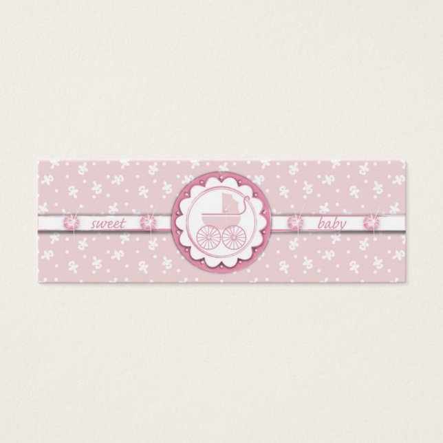 Balise cadeau Sweet One Girl Skinny (Devant)