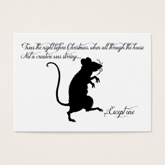 Balise cadeau 'Twas the Night Before Christmas (Devant)