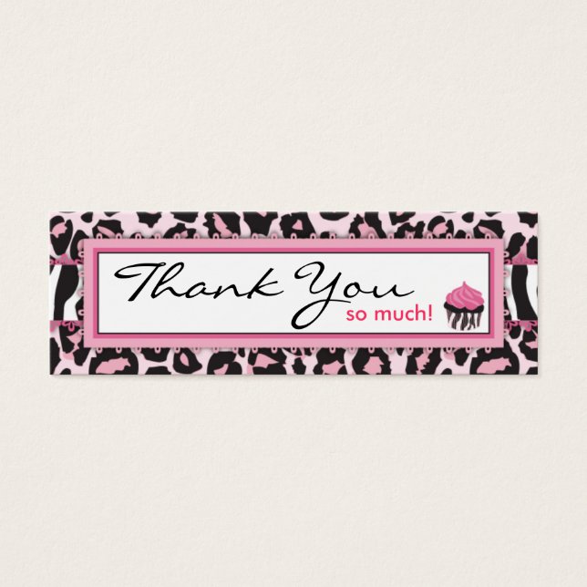 Balise cadeau Wild Cupcake WP TY Skinny (Devant)