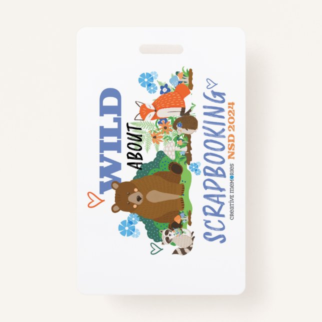 Balise de bagage personnalisable NSD 2024 Badge (Devant)