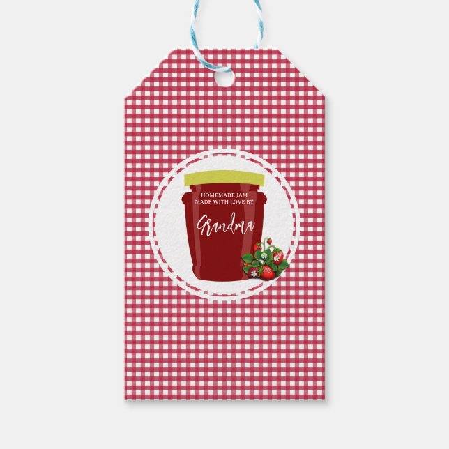 Balise de Étiquette de confiture maison modifiable (Devant)