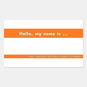 Balise de grand nom / Sticker de Badge pour l'évén
