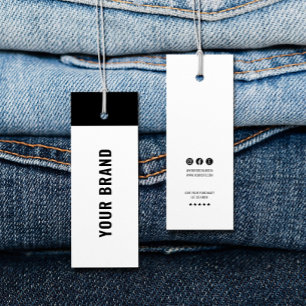 Balise de suspension de marque minimaliste pour le