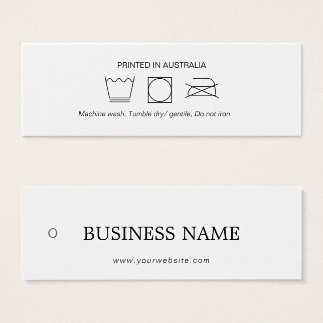 Balise de tenue de logo (Devant & derrière)