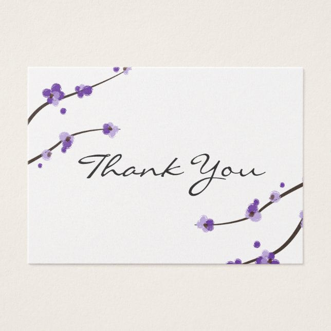 Balise Fleur Favorite de cerisier violet métalliqu (Devant)