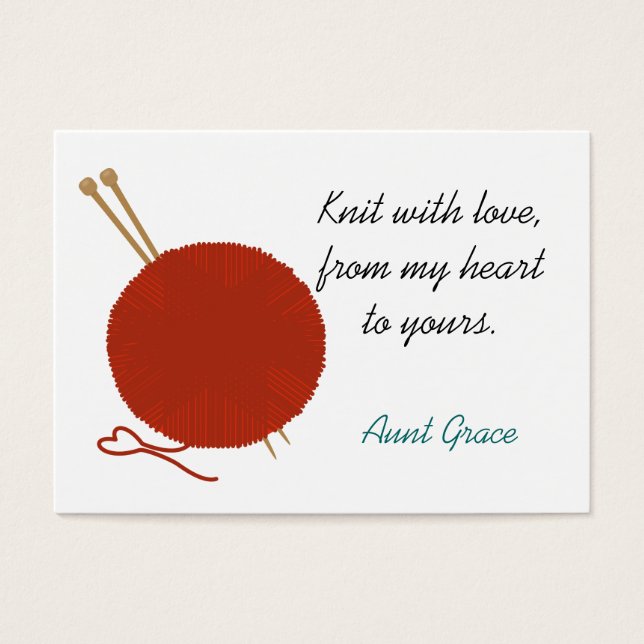 Balise Hang de Love Knitter (Devant)