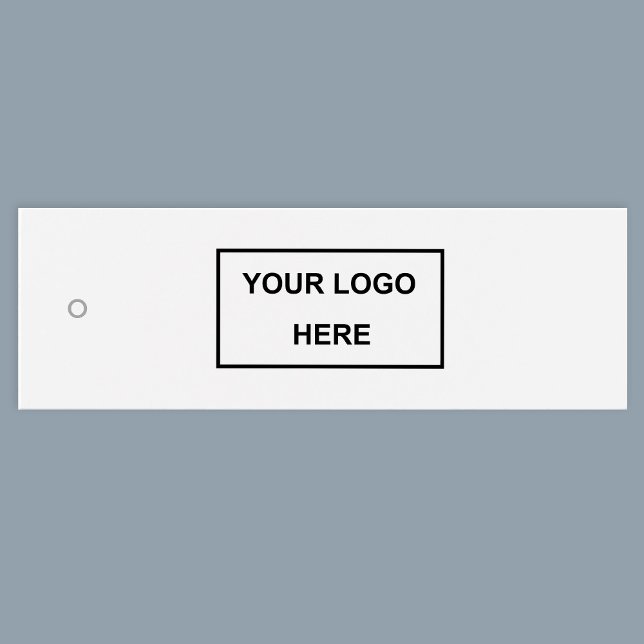 Balise Logo Vêtements Modernes simples (Stylishly Personalize with Your Custom Logo on the Front - Website Name on the Reverse Side.)